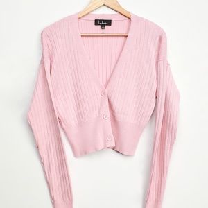 LULUS | CROPPED CARDIGAN SWEATER